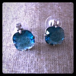 Brighton Blue Crystal “Your True Color” Earrings